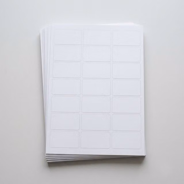 Storm Trading Group White A4 Address Labels for Inkjet, Laser and Desktop Printers, 500 Sheets (6 Labels per Sheet)