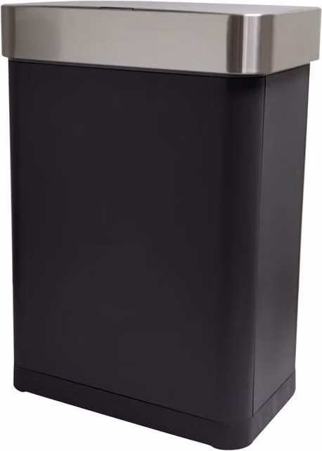Tower 60L Compact Sensor Bin with Soft Close in Grey