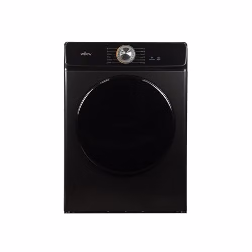 Willow W10TDB 10kg Vented Front Loading Tumble Dryer, Black
