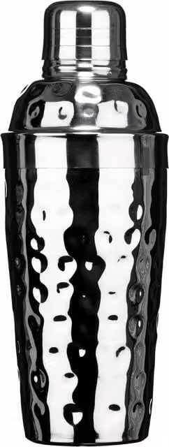 Orsina Stainless Steel Round Cocktail Shaker, Silver, 500ml