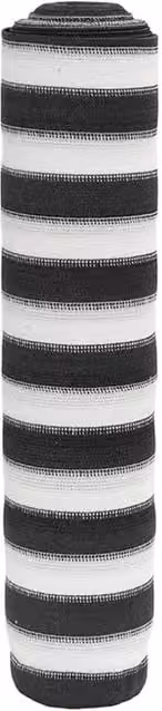 Berkfield Home Privacy Net in Anthracite, White and Black, HDPE 75 g/m2, W: 180 cm, L: 50 m