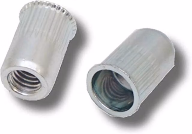 JRP Riveting Products M3 x 11.5 mm Steel Rivet Nuts JRPRNSRH0335 in Silver