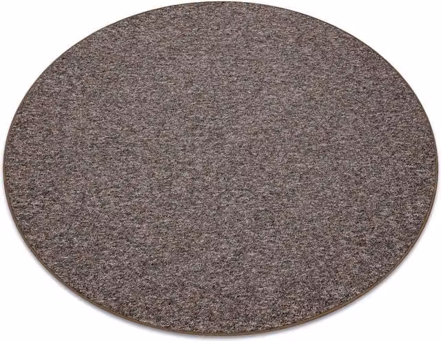 RugsX Superstar Round Rug in Brown, Diameter: 150 cm