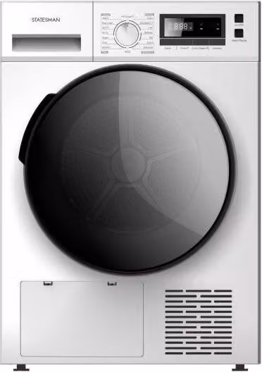 Statesman THP18W White 8kg Heat Pump Condenser Dryer A++ Energy Rating