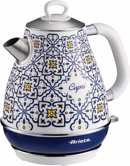 Ariete Capri Design Cordless Kettle, 1.7L, Multicolour