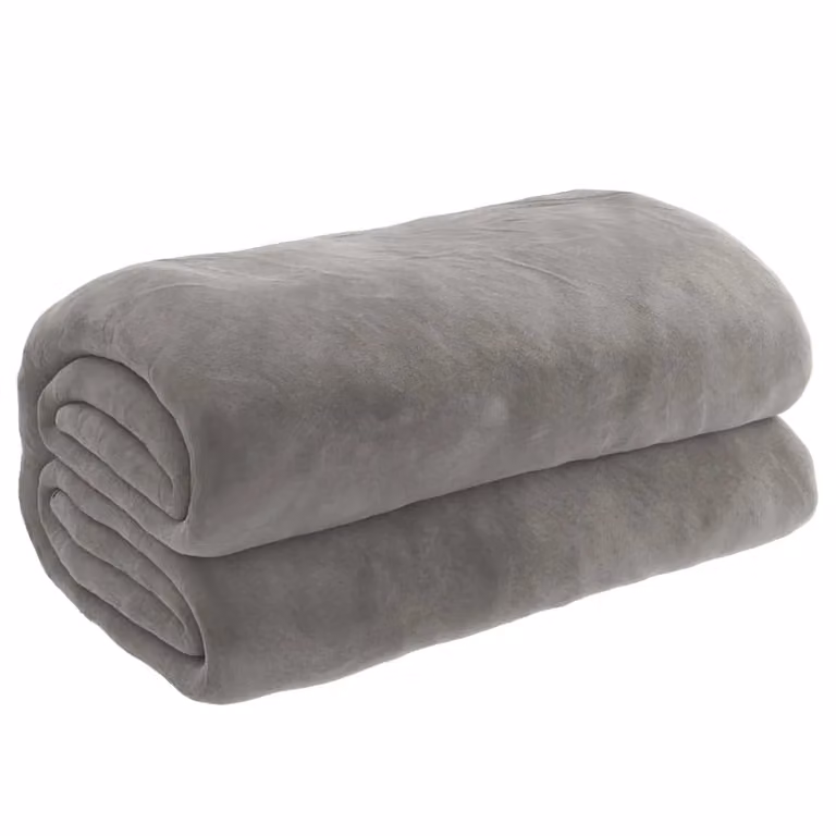Berkfield Home Weighted Blanket with Removable Grey Cotton Cover, 152 x 203 cm, 11 kg