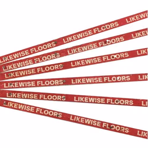 Mega Flooring UK Dual Purpose Standard Carpet Grippers, Red, 914.36m (600 Grippers)