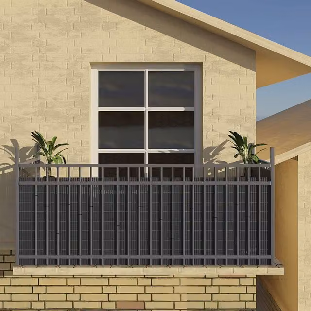 Livingandhome Opaque PVC Strip Privacy Screen, Grey, W: 500 cm, H: 150 cm