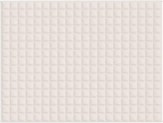 Berkfield Home Weighted Blanket in Beige, W: 152 cm, D: 203 cm, 11 kg
