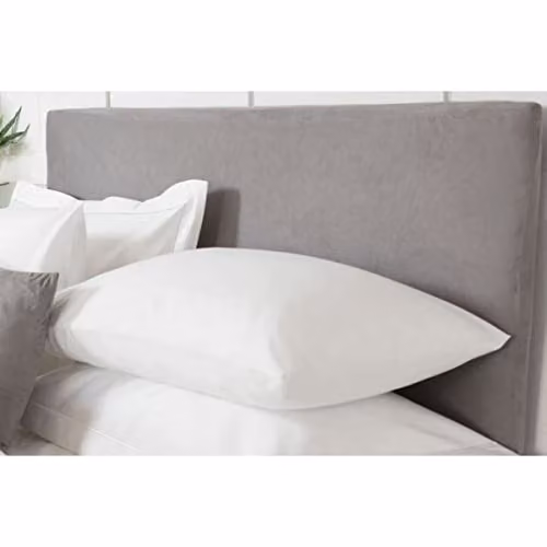 Belledorm Faux Suede Headboard Cover in Charcoal Grey, Super King Size