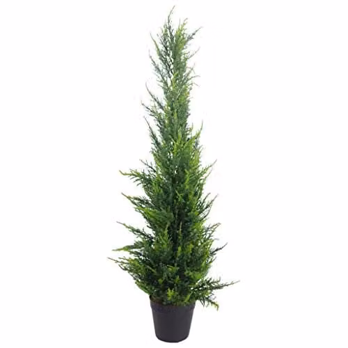 Leaf Artificial Green Cedar Cypress Conifer Tree, Height: 90 cm