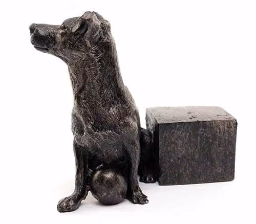 Jardinopia Antique Bronze Jack Russell Terrier Metal Plant Pot Feet - Set of 3