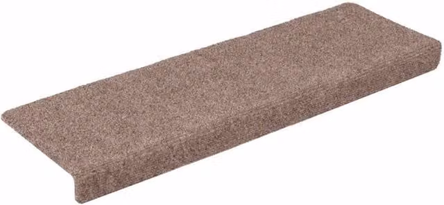Berkfield Home Self-Adhesive Needle Punch Stair Mats, 15 Pack, Brown, W: 65 cm, D: 21 cm, H: 4 cm