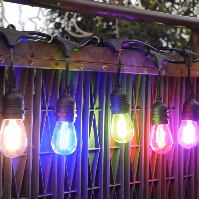 Lighting Legends 16 Pack Multi Colour LED Spare Outdoor Festive Bulbs