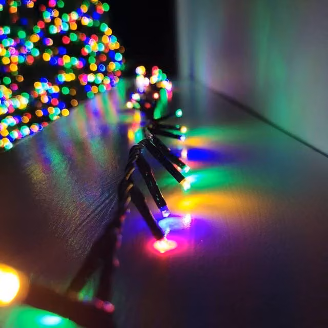 Samuel Alexander 1500 LED TreeBrights Christmas String Lights with Timer, Multi-Coloured, 37.5m