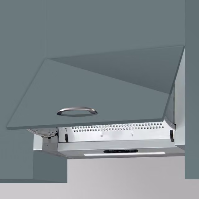 SIA INT60SS Silver Stainless Steel Built In Under Cabinet Cooker Hood Extractor Fan