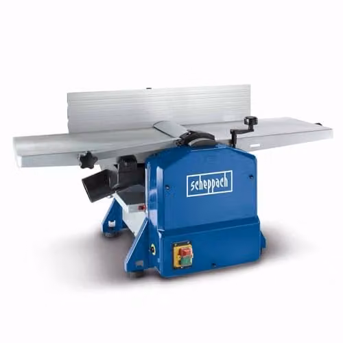 Scheppach HMS1070 Benchtop Planer Thicknesser, 1500W, 8500rpm, Blue, Width: 254 mm, Height: 120 mm