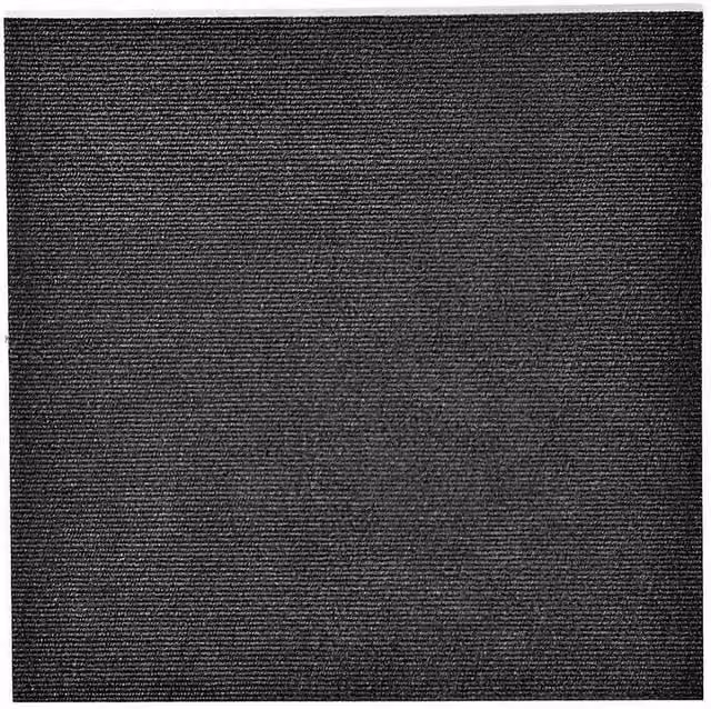 NESTLUNE 20-Piece Grey DIY Carpet Tiles for Commercial and Retail Flooring, W/D: 50 x 50 cm