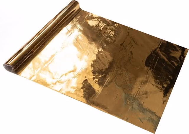 dc fix Glossy Gold Self Adhesive Vinyl Wrap, W: 45 cm, L: 15 m