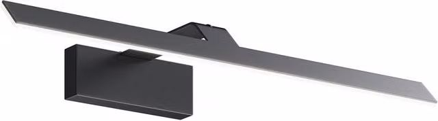 Netlighting Decart Black LED Mirror and Picture Light with 4000K Cool White Light