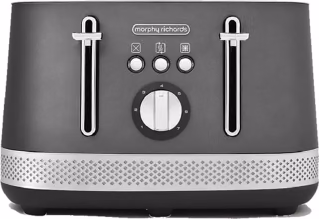 Morphy Richards Illumination 4-Slice Toaster - Grey