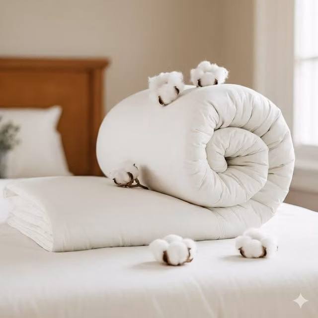 Opulent Home Premium 10.5 Tog All Season White Cotton Breathable Hollow Fibre Duvet