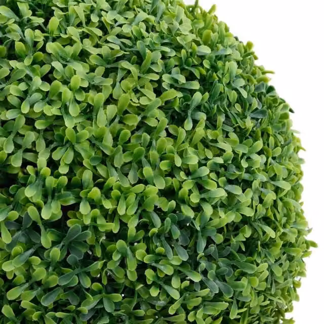 Berkfield Home Artificial Ball Shaped Green Boxwood Plant in Pot, Height: 50 cm