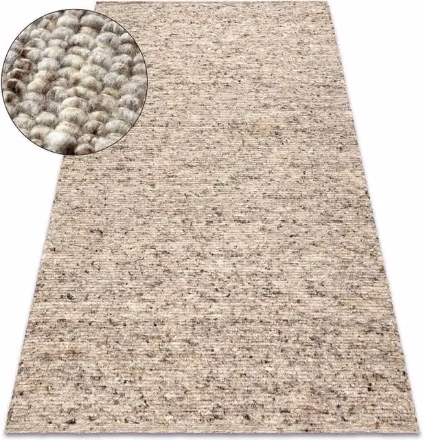 RugsX Nepal Woven Wool Rug in Beige, W/D: 200 x 300 cm