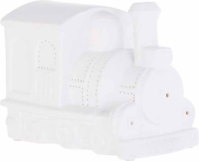 Orsina Ceramic Train Night Light for Kids in White