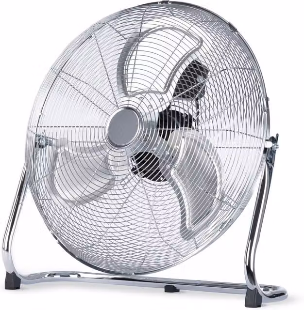 LIVIVO Silver Metal Floor Fan, Diameter: 54.5 cm