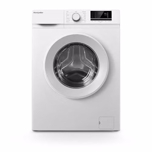 Montpellier MWM612W White Front Loader Freestanding Washing Machine with 6kg Capacity and 1200rpm Spin Speed