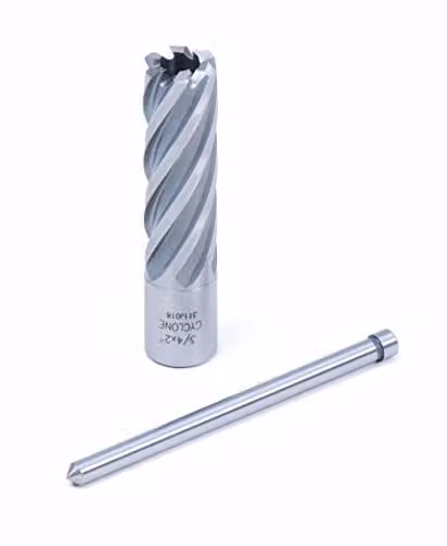 Evolution Power Tools Long Series Broaching Cutter for Magnetic Drill, Silver, Diameter: 20 mm, Length: 50 mm