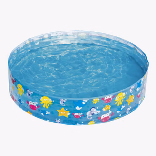 Bestway Inflatable Sea Creature Round Paddling Pool for Kids in Blue and Turquoise