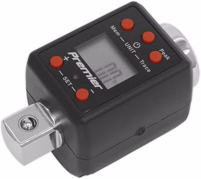 Loops Digital Torque Adaptor with LCD Display, 3/4 inch Sq Drive, 200 to 1000 Nm Range, Black and Multicolour