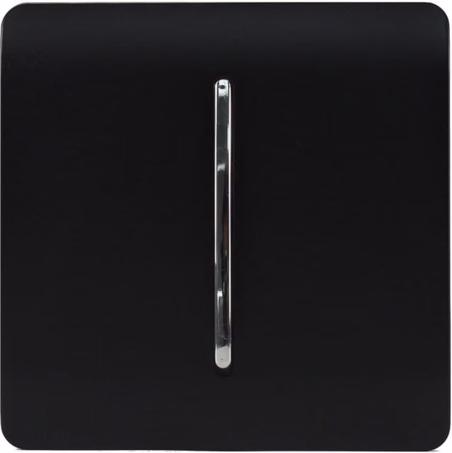 Trendi Modern Auto Retractive Doorbell Switch in Black