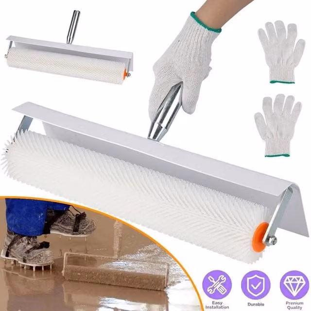 SPETLEK Spiked Seam Roller in White, W: 1000 cm, H: 52 cm