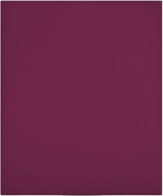 Berkfield Home 2-Piece Red Jersey Cotton Fitted Sheets, W/D/H: 160 x 200 cm