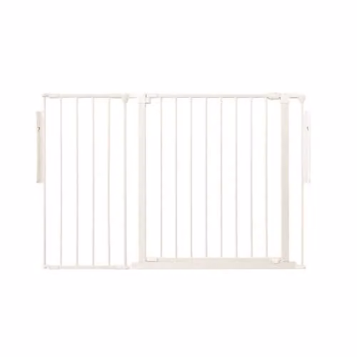 Safetots Premium Multi Panel Room Divider with Swing Door, White, Width: 115 cm, Height: 70 cm