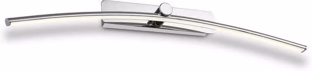Netlighting Fusion LED Wall Picture Light, 12W, 3000K Warm White, 716lm, Polished Chrome Silver