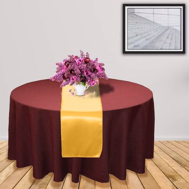 Trimming Shop Gold Satin Table Runner