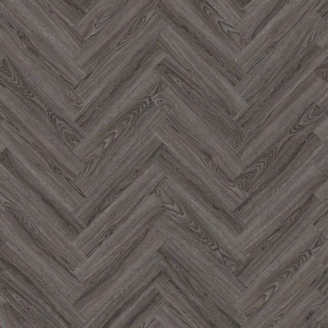 AlvHer Wood Effect Herringbone Glue Down Luxury Vinyl Tile 2.5mm in Beige and Grey