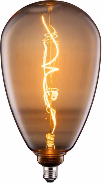 TCP Amber Twist LED Decorative Candle Bulb, Warm White, E27