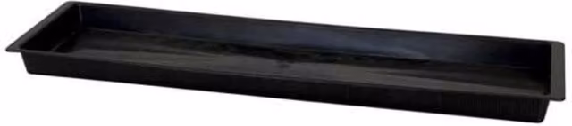 KDMD Black Floral Rectangular Plastic Party Decoration Tabletop Tray