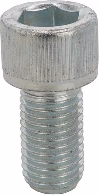 Unifix Grade 12.9 Galvanised Steel Hex Socket Head Cap Screws, Silver, M20 x 65 mm, Box of 25