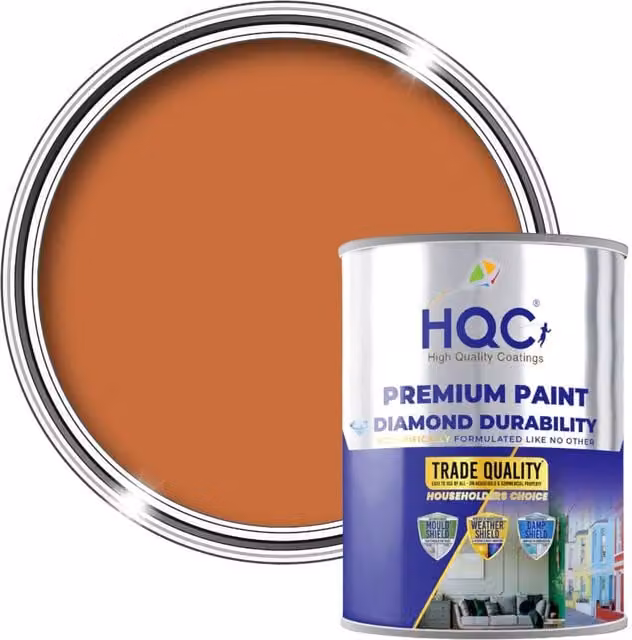 HQC PAINTS Shed and Fence Paint, Terracotta, 20L