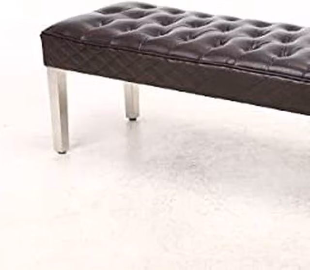 Modernique Rebecca Brown Leather Aire Bench