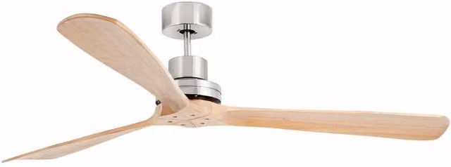 Faro Lantau-G Pine Ceiling Fan in Brown with Remote Control