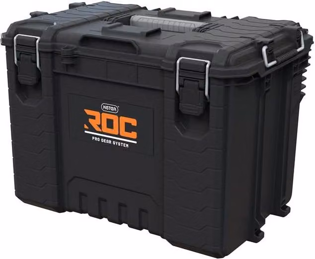 Keter Pro Gear 2.0 XL Waterproof Stackable Toolbox in Black