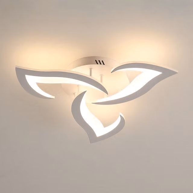 GOECO White LED Ceiling Light, Diameter: 52 cm