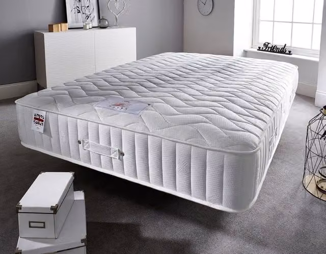Somnior Washington 3000 Hybrid 5 Layer Memory Mattress in White, Size: Double (W/D/H: 140 x 200 x 30 cm)